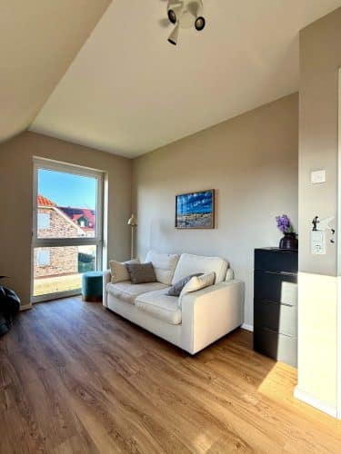 Extra Sofa im Schlafzimmer