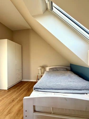 Schlafzimmer Himmelblau